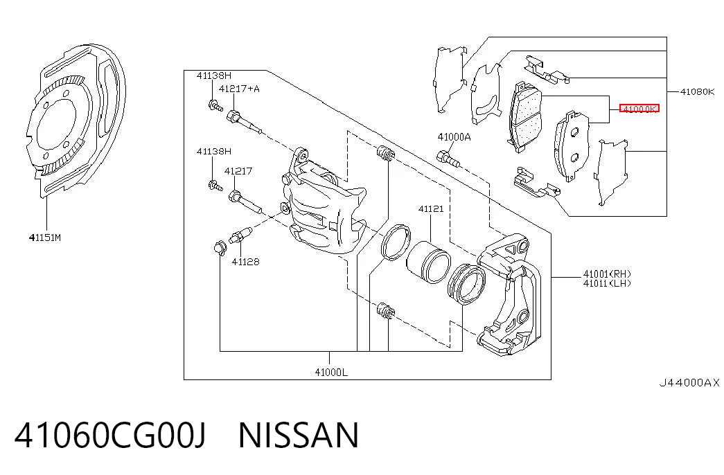 41060CG00J Nissan/Infiniti