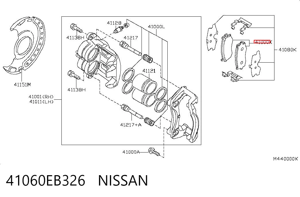 41060EB326 Nissan/Infiniti