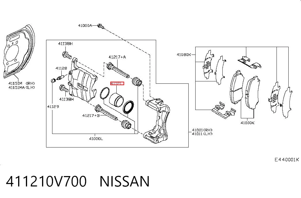 411210V700 Nissan/Infiniti
