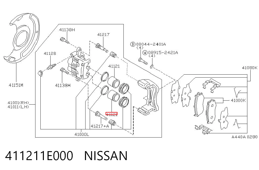 411211E000 Nissan/Infiniti