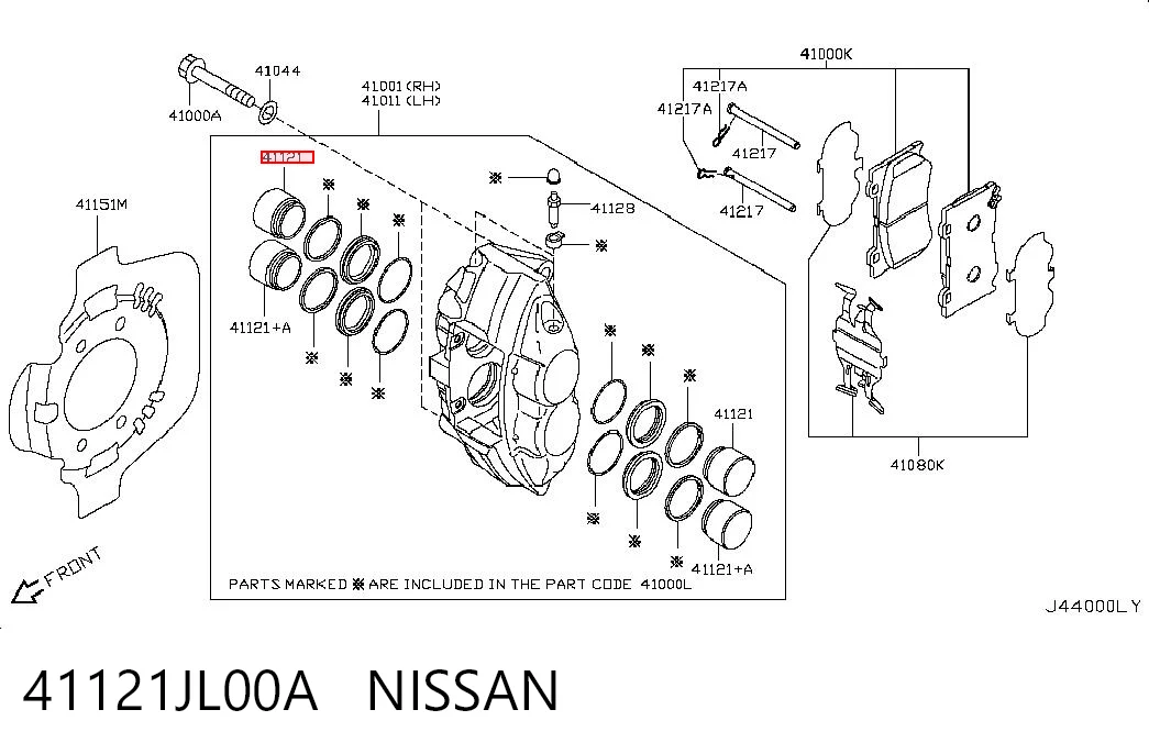 41121JL00A Nissan/Infiniti