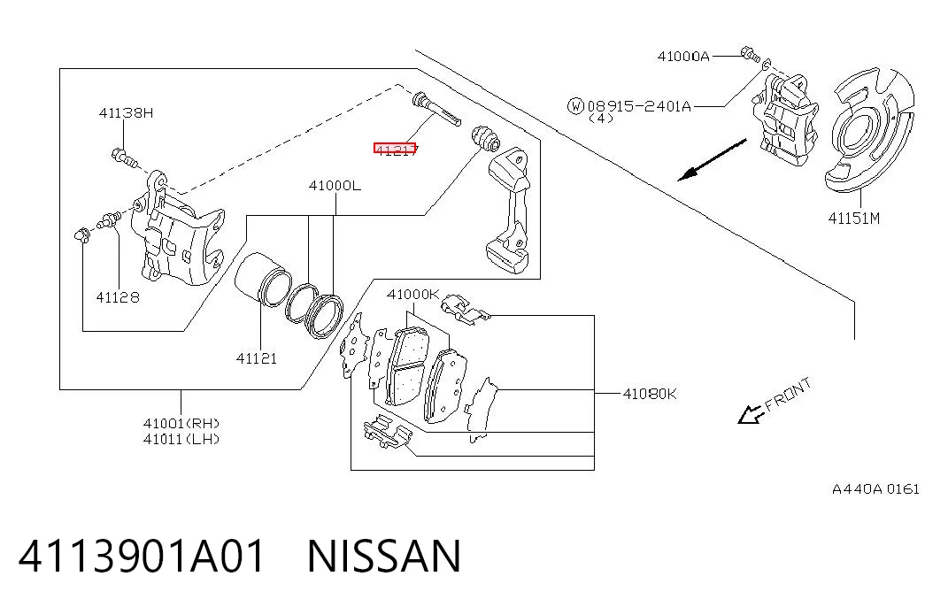 4113901A01 Nissan/Infiniti