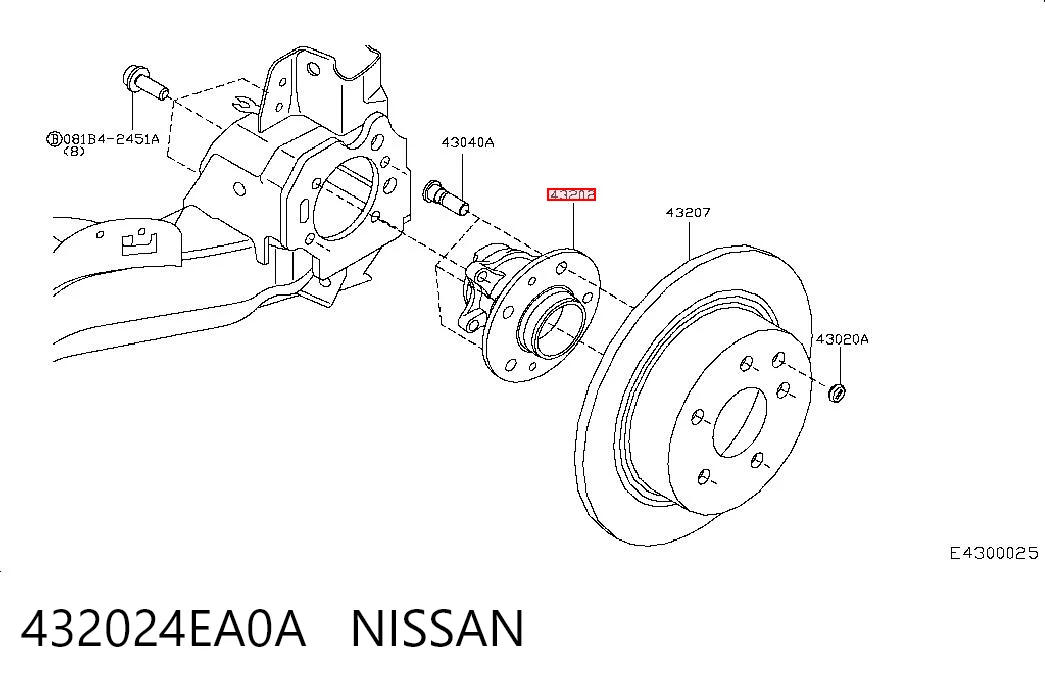 Piasta tylna Nissan Qashqai II SUV (J11) (2013 - 2021) cena, od 88,59 USD