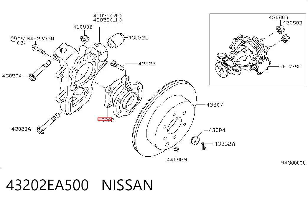 43202EA500 Nissan/Infiniti