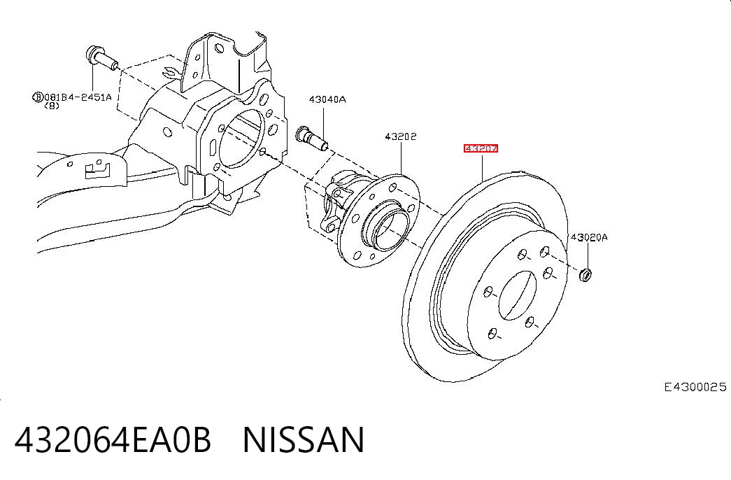 432064EA0B Nissan/Infiniti