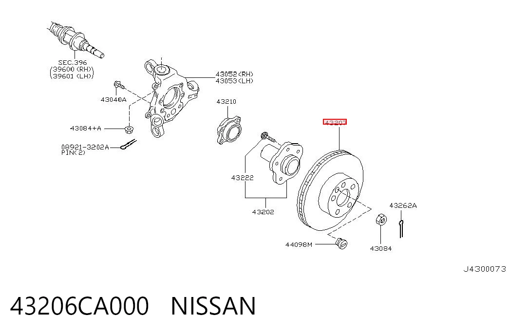 43206CA000 Nissan/Infiniti