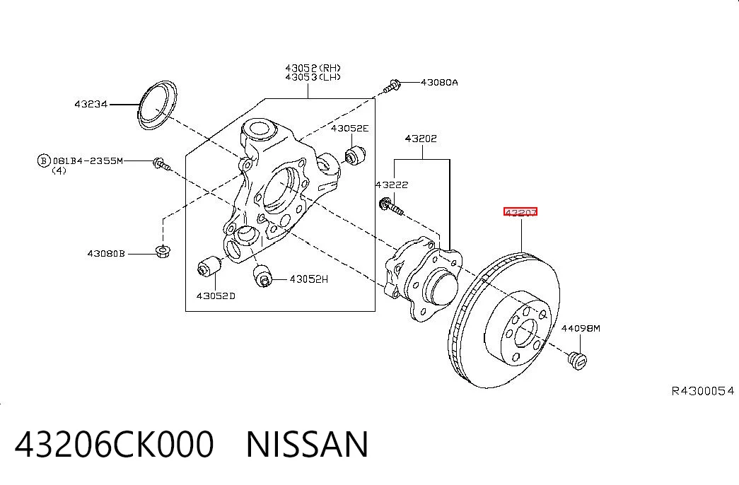 43206CK000 Nissan/Infiniti