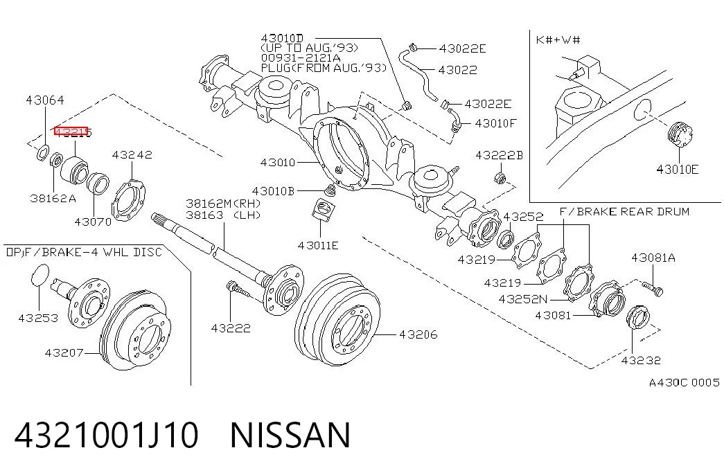  Lożysko piasty tylnej Nissan Patrol 