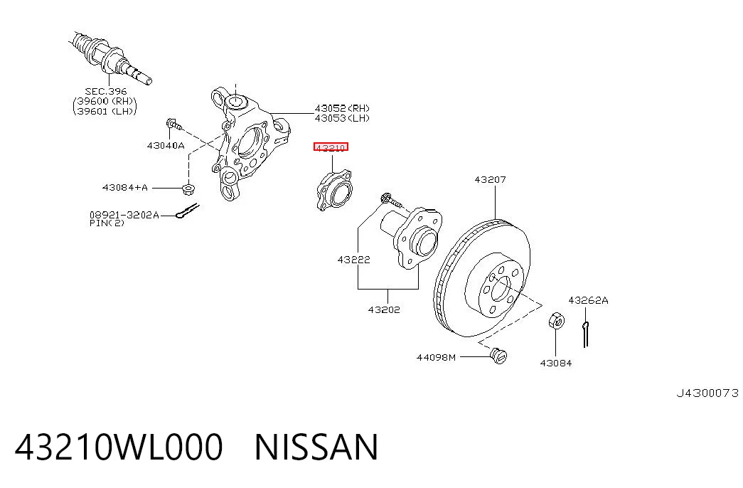 43210WL000 Nissan/Infiniti
