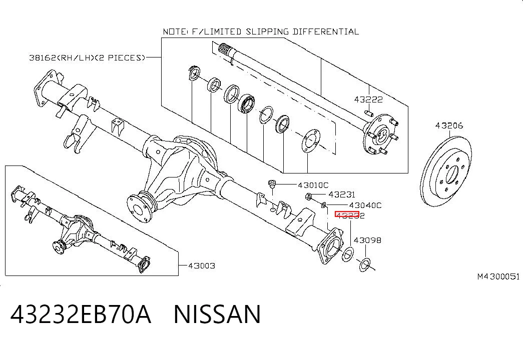 43232EB70A Nissan/Infiniti