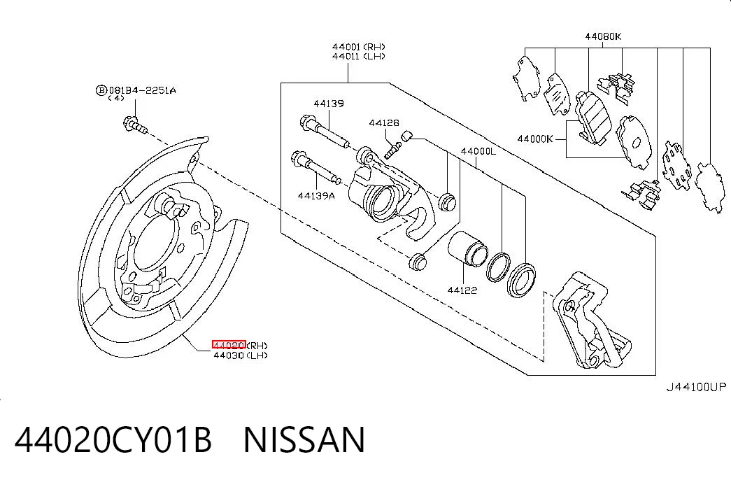 44020CY01B Nissan/Infiniti