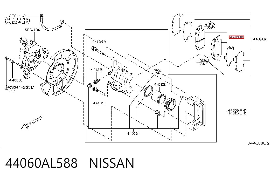 44060AL588 Nissan/Infiniti