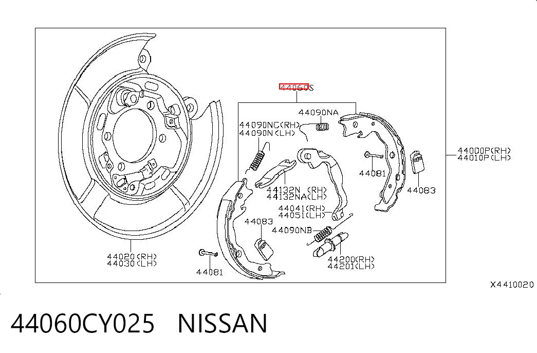 44060CY025 Nissan/Infiniti