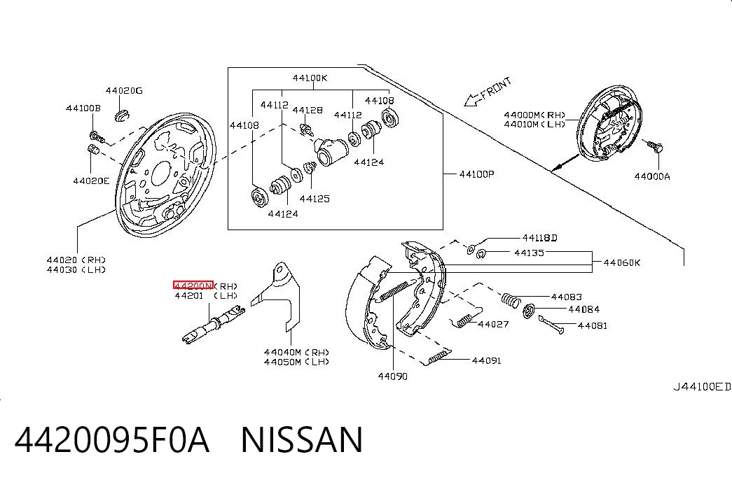 4420095F0A Nissan/Infiniti