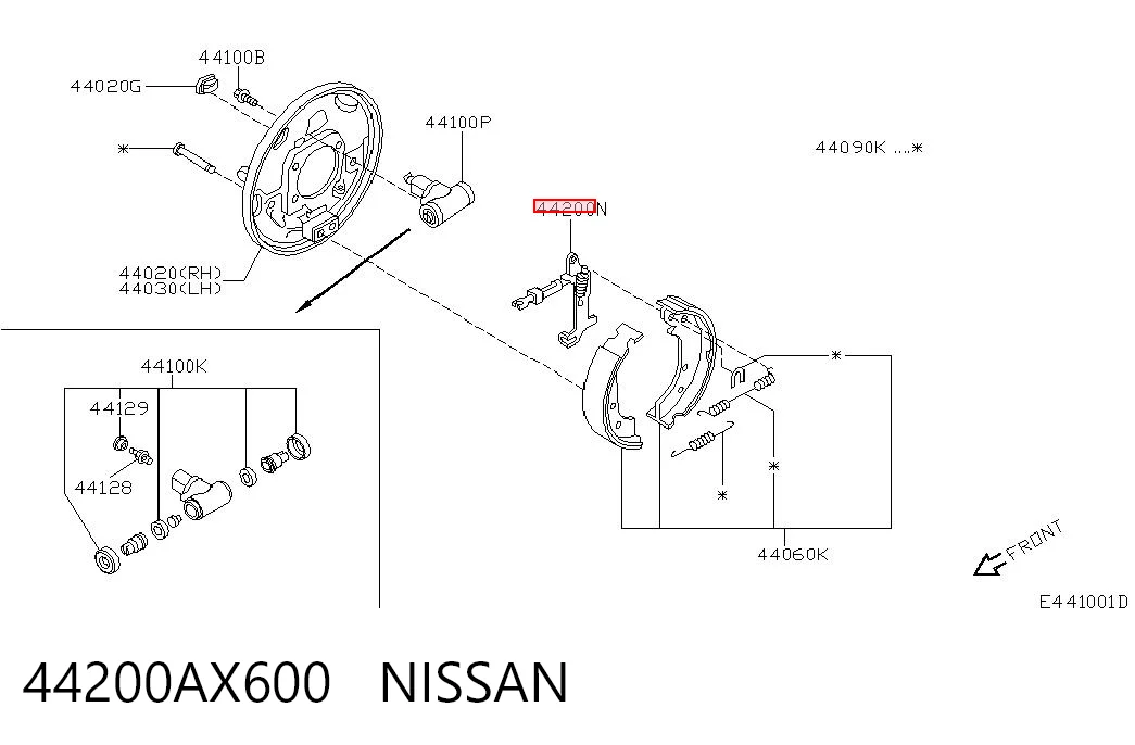 44200AX600 Nissan/Infiniti