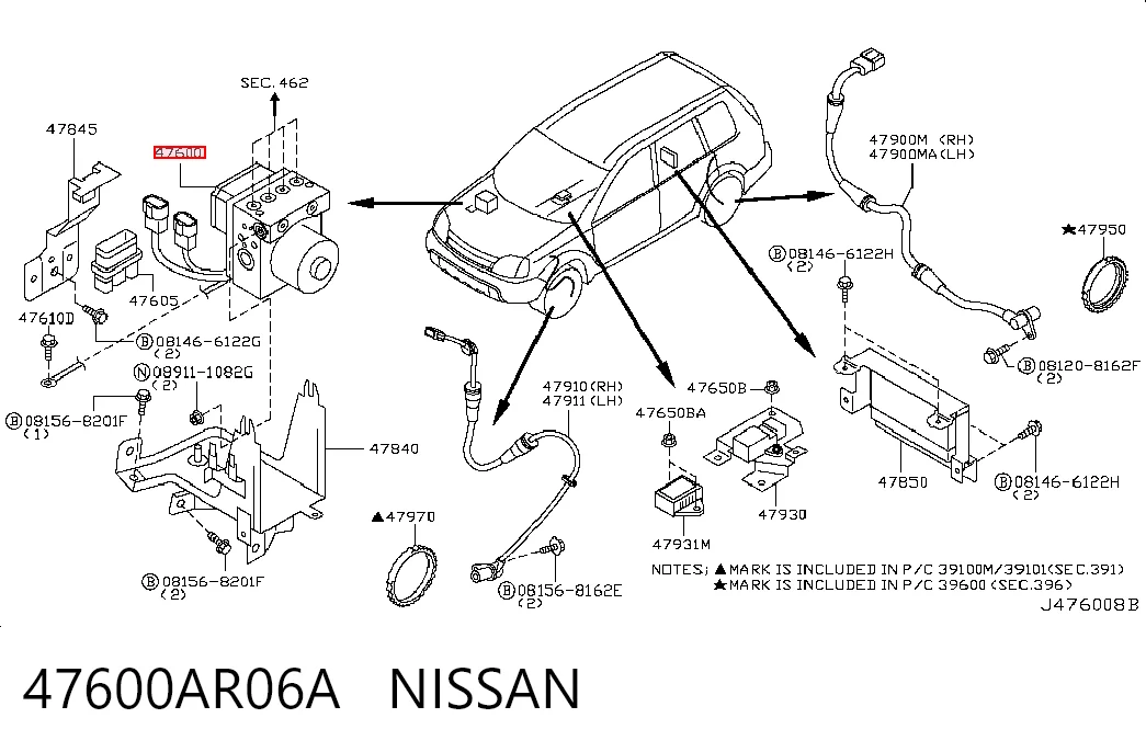 Sterownik ABS  hydrauliczny Nissan X-Trail SUV (T30) (2001 - 2007) cena, od 117,52 USD