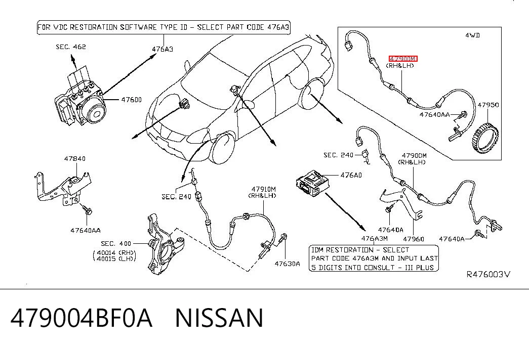 479004BF0A Nissan/Infiniti