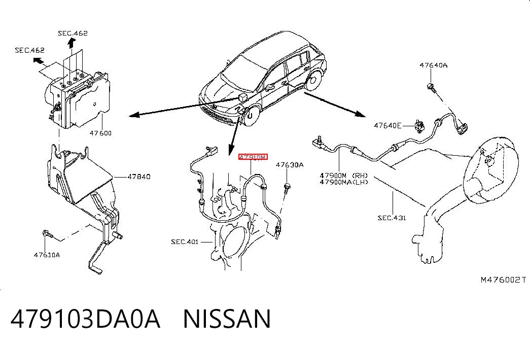 479103DA0A Nissan/Infiniti