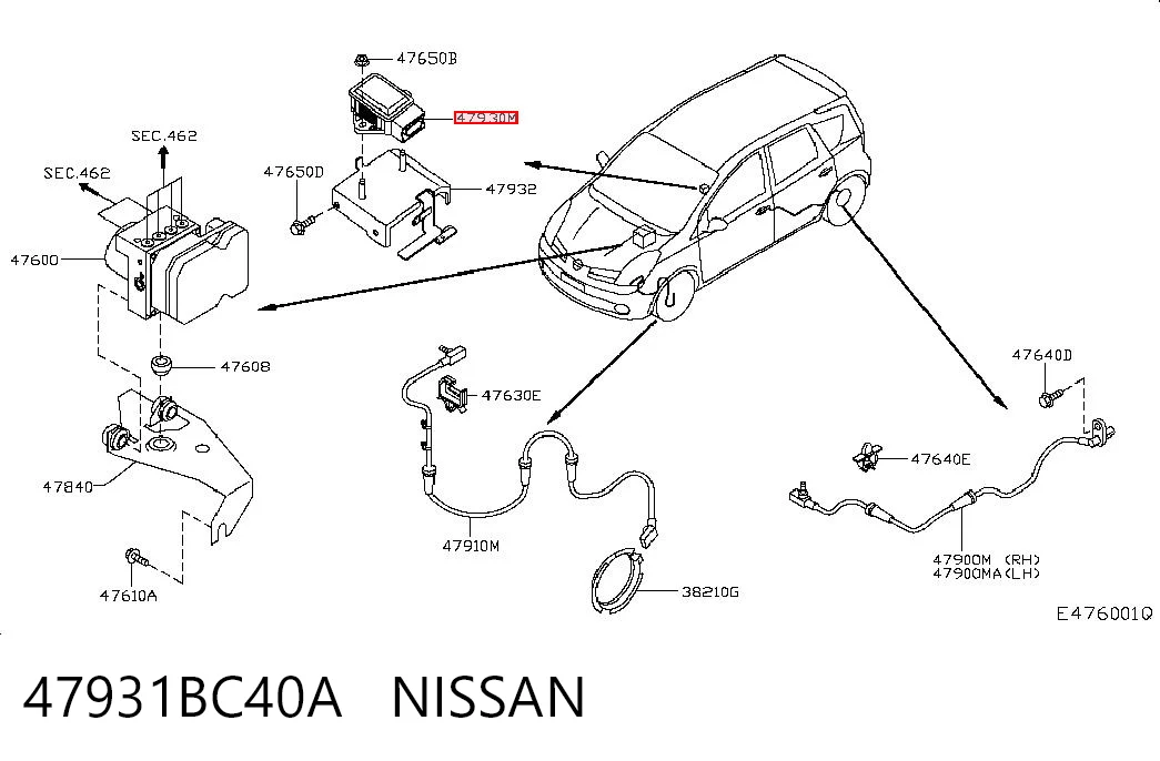 47931BC40A Nissan/Infiniti
