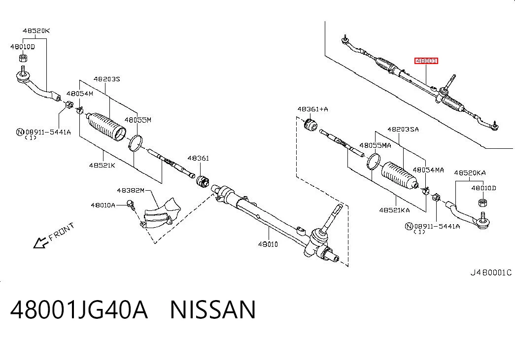 48001JG40A Nissan/Infiniti