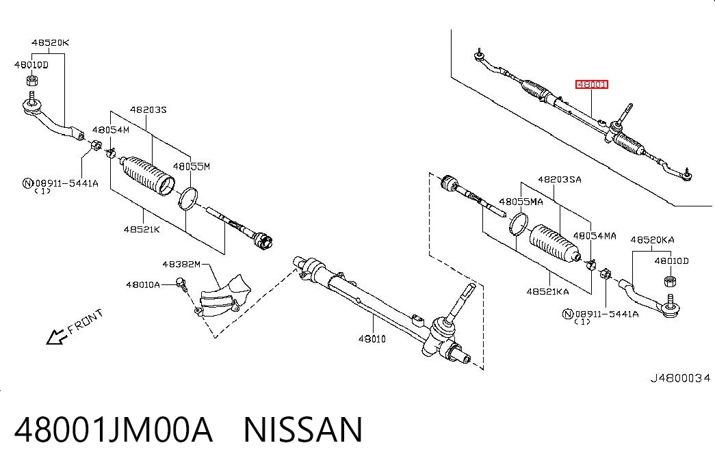 48001JM00A Nissan/Infiniti