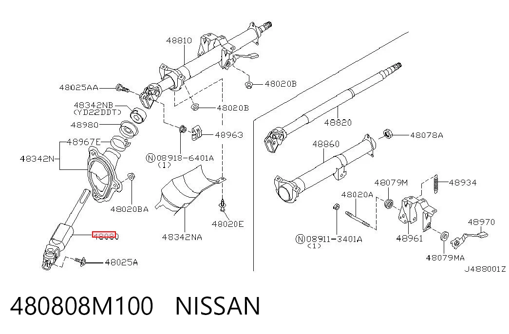 480808M100 Nissan/Infiniti