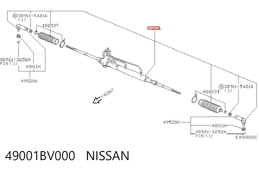 49001BV000 Nissan/Infiniti