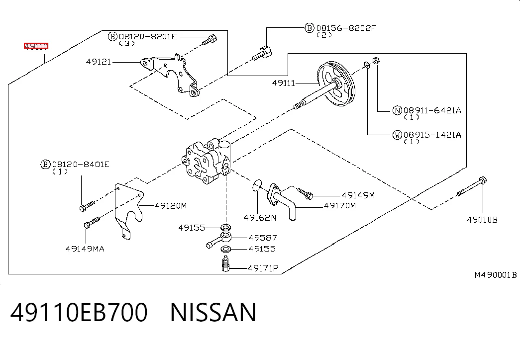 49110EB700 Nissan/Infiniti