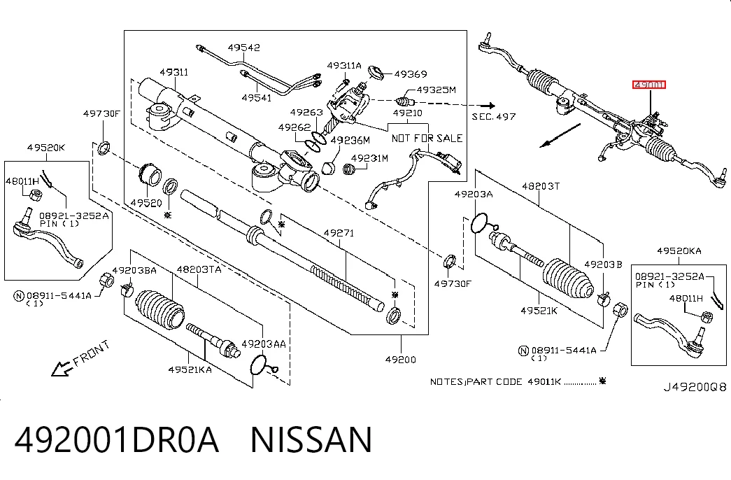 492001DR0A Nissan/Infiniti