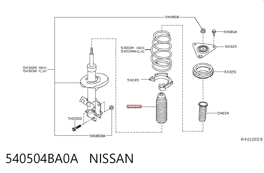 540504BA0A Nissan/Infiniti
