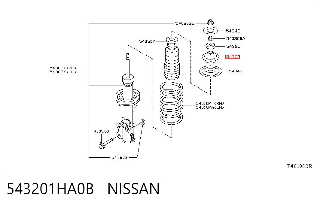543201HA0B Nissan/Infiniti