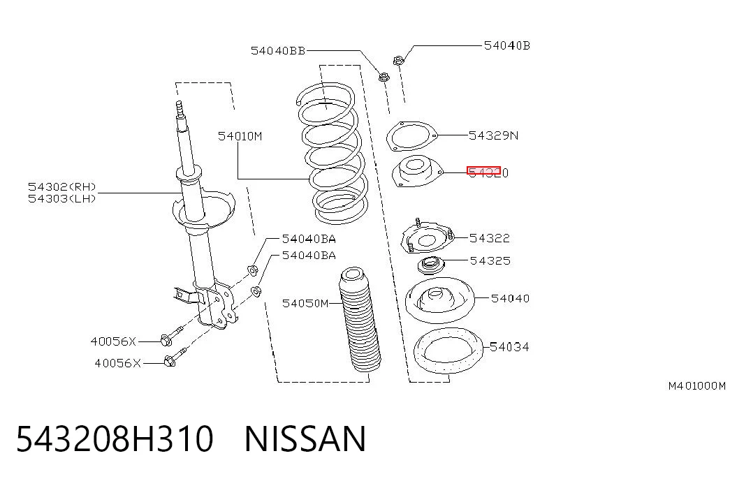 543208H310 Nissan/Infiniti