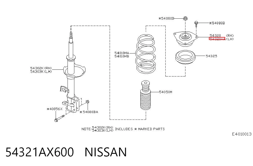 54321AX600 Nissan/Infiniti