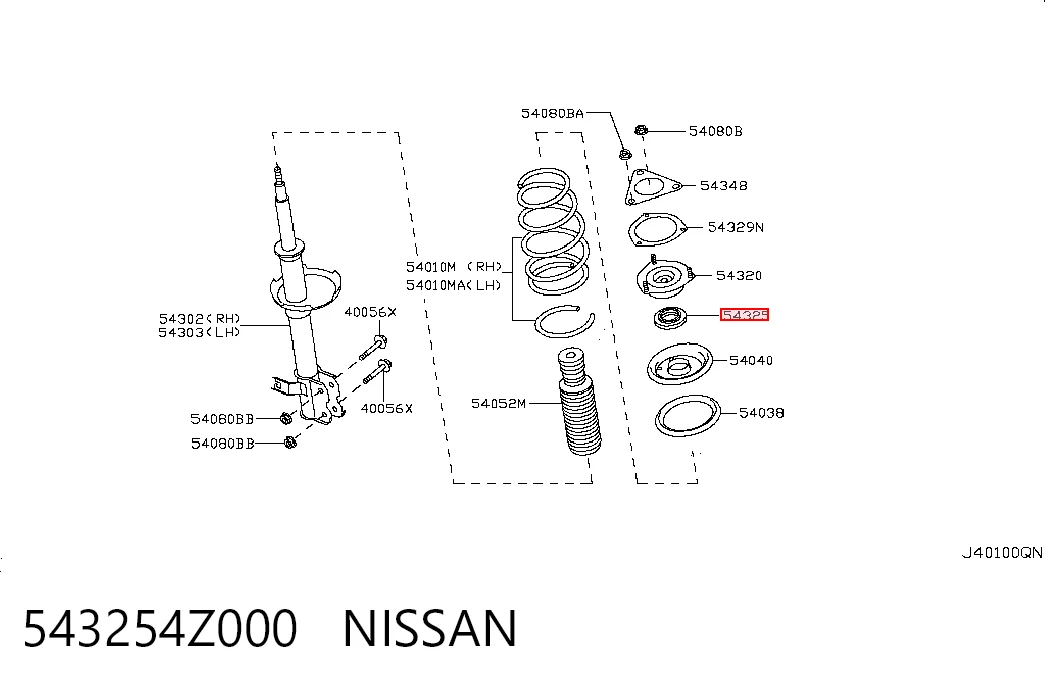 543254Z000 Nissan/Infiniti