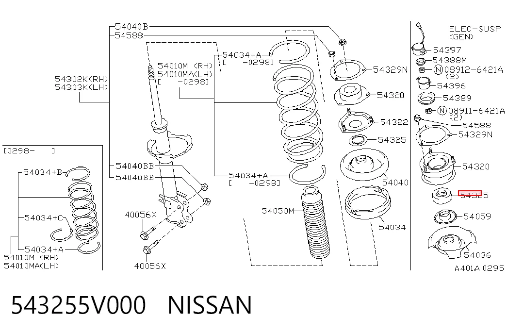 543255V000 Nissan/Infiniti