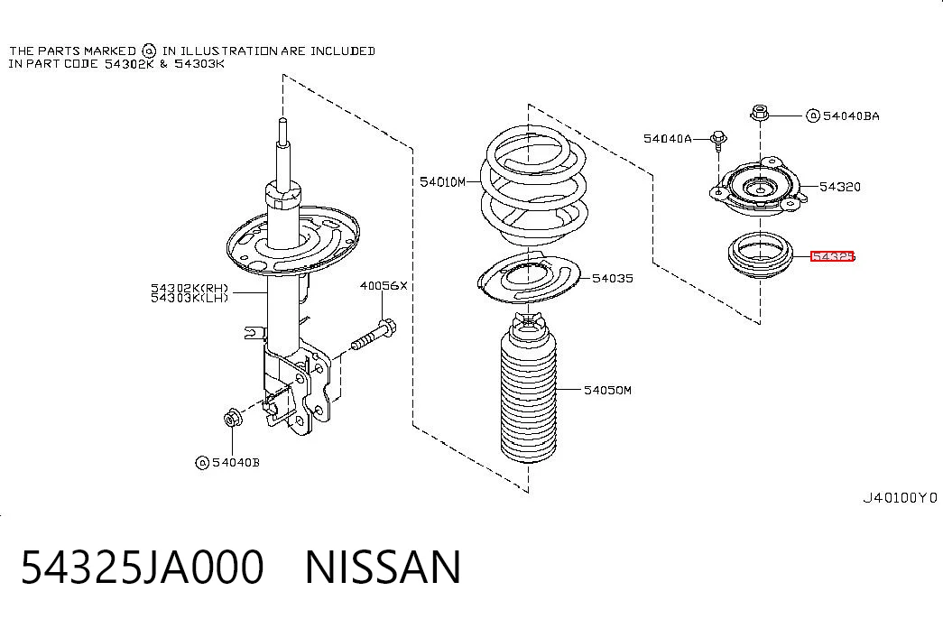 54325JA000 Nissan/Infiniti