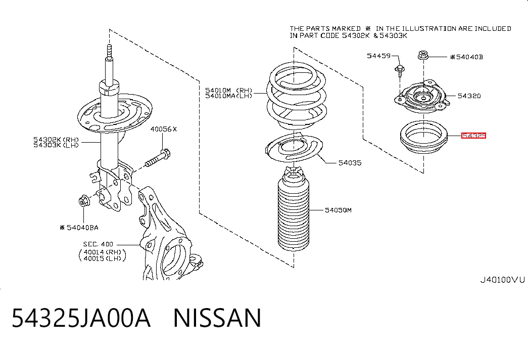 54325JA00A Nissan/Infiniti