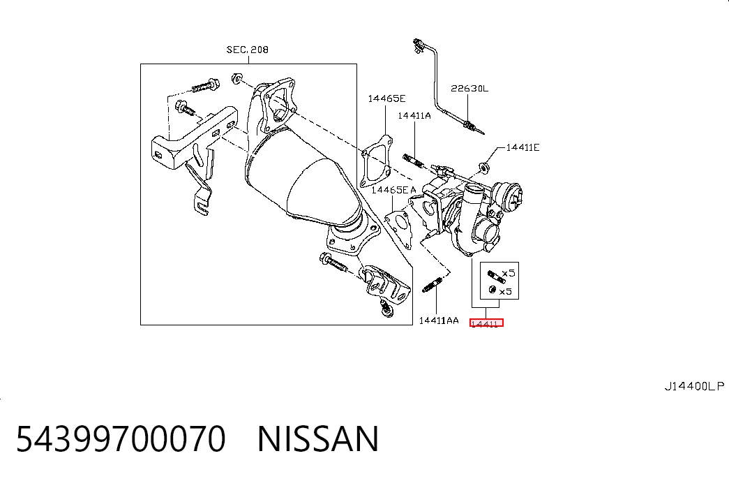 Do koszyka Turbina Nissan Tiida  C11X