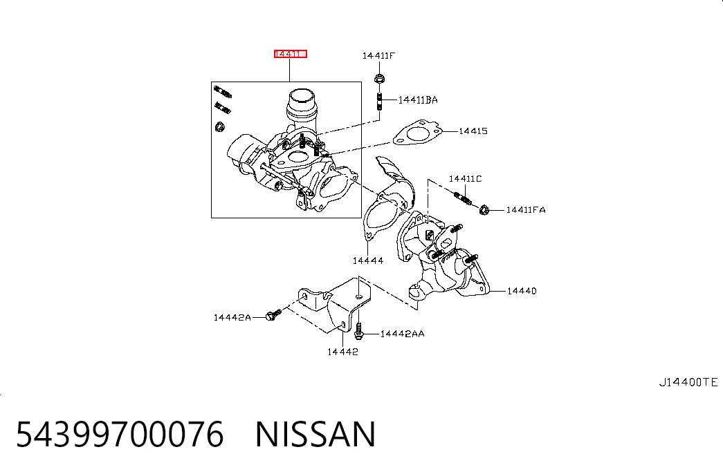 Do koszyka Turbina Nissan Qashqai +2 I J10