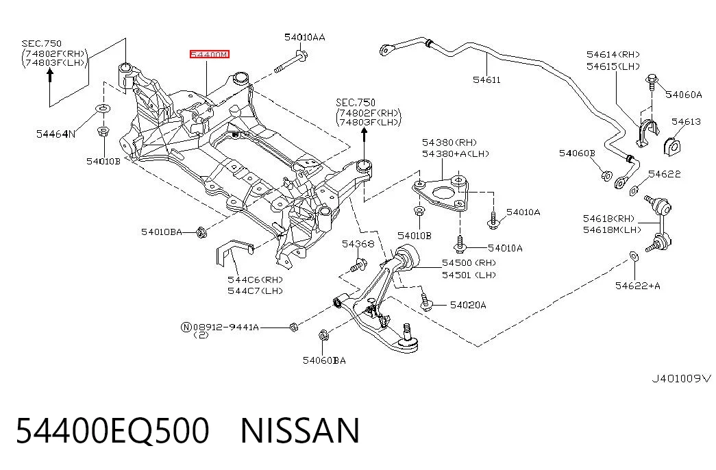 54400EQ500 Nissan/Infiniti
