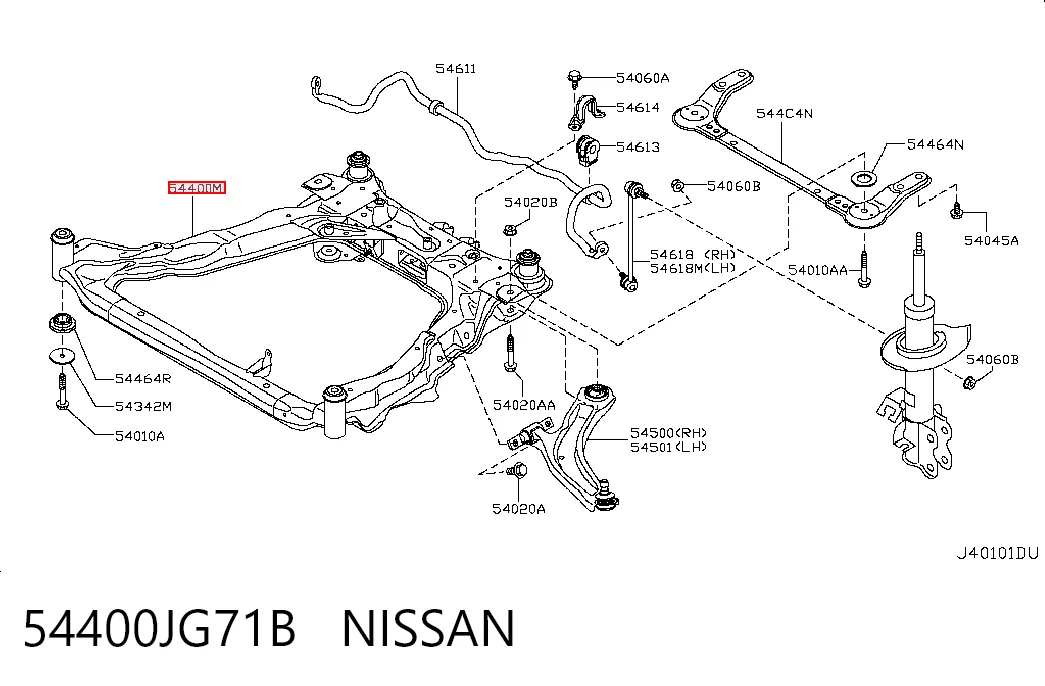 54400JG71B Nissan/Infiniti