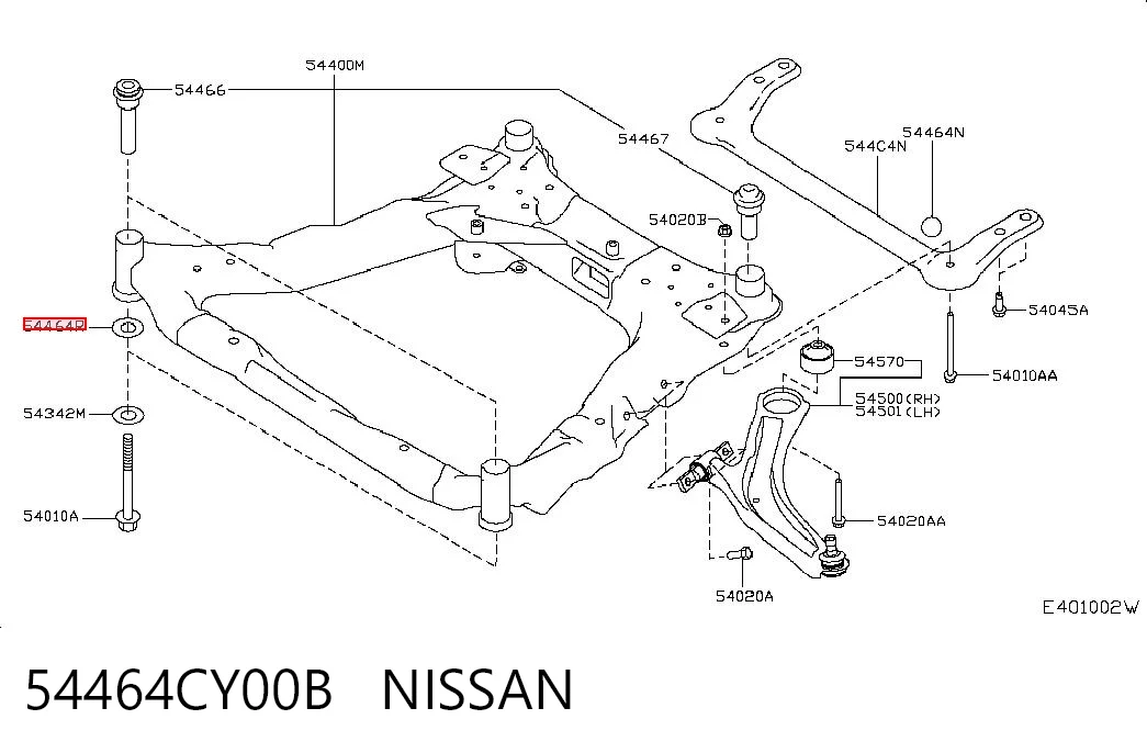 54464CY00B Nissan/Infiniti
