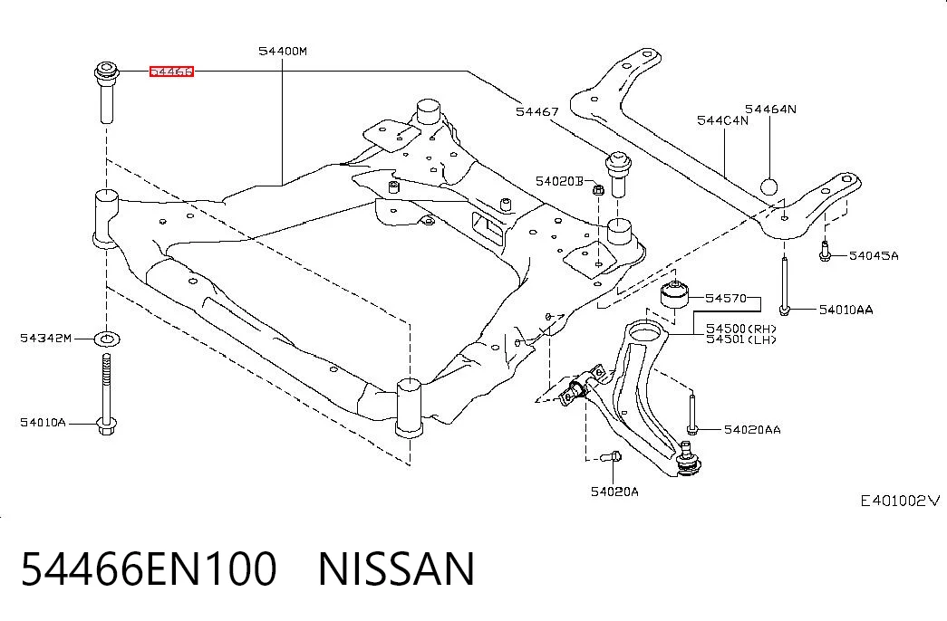 54466EN100 Nissan/Infiniti