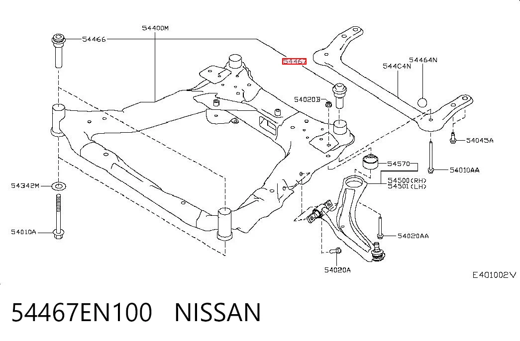54467EN100 Nissan/Infiniti