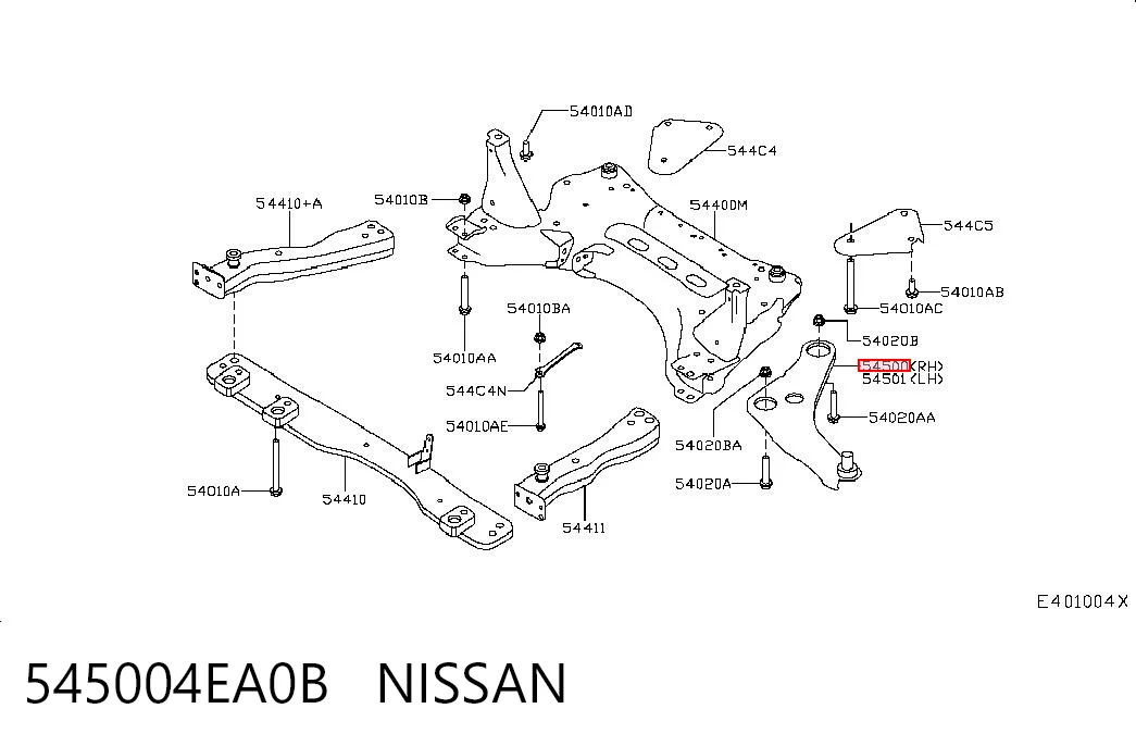 545004EA0B Nissan/Infiniti