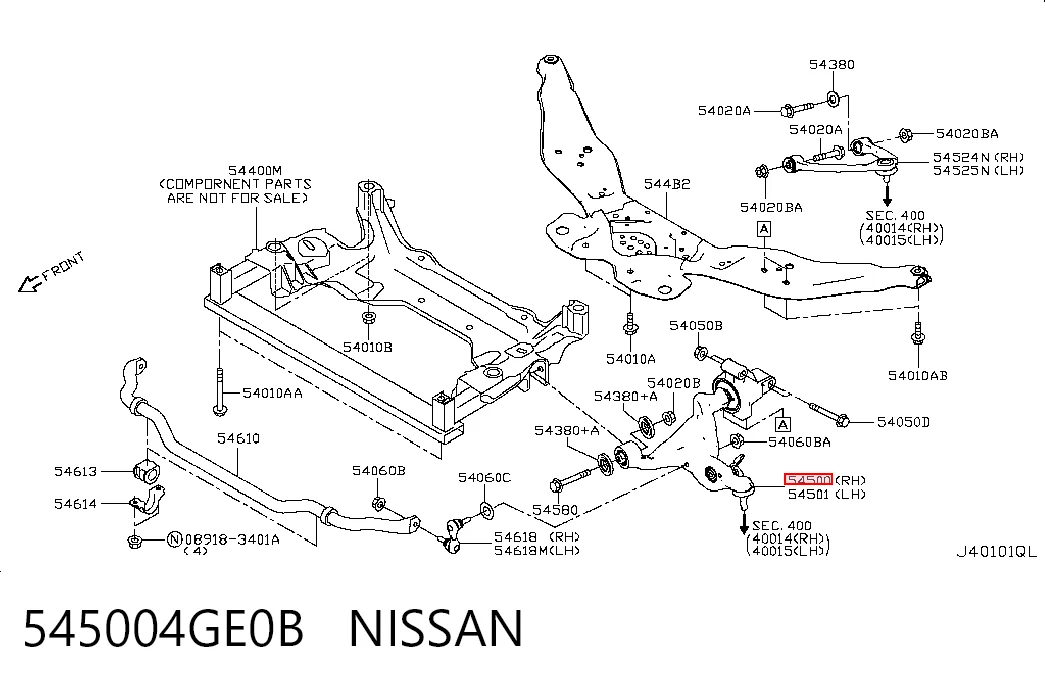 545004GE0B Nissan/Infiniti