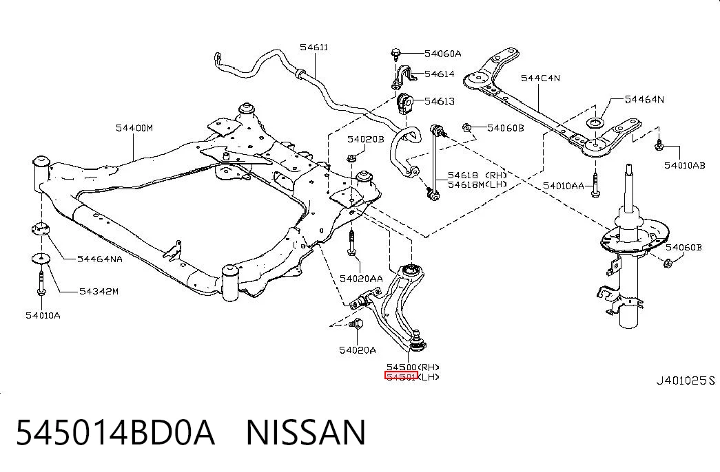 545014BD0A Nissan/Infiniti
