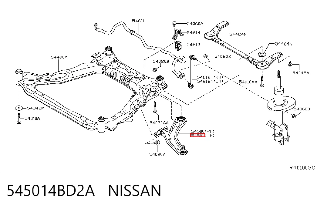 545014BD2A Nissan/Infiniti