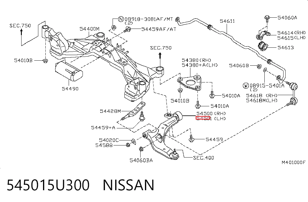 Do koszyka Wahacz zawieszenia przedniego dolny lewy Nissan Almera TINO V10