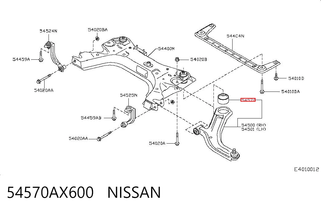 54570AX600 Nissan/Infiniti